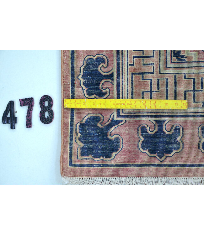 Antiker Kazak Teppich - Rot & Blau, 262 x 186 cm