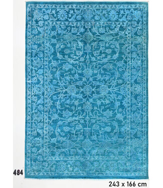 Vintage Ziegler Rug - Blue, 243 x 166 cm Vintage Ziegler Rug - Blue, 243 x 166 cm