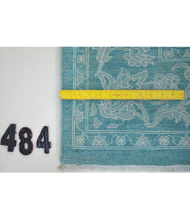 Vintage Ziegler Teppich - Blau, 243 x 166 cm