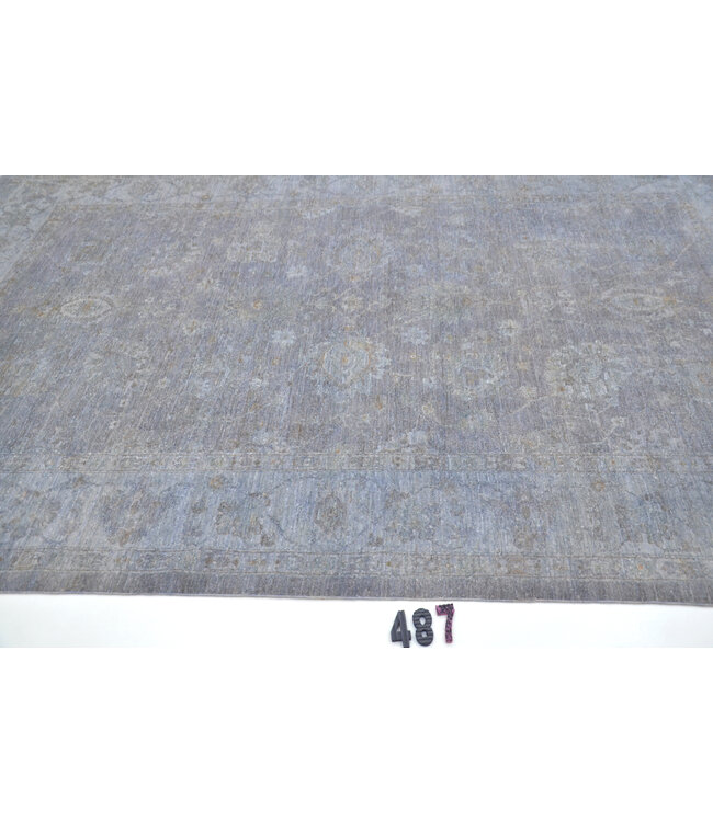 Vintage Ziegler Rug - Gray, 299 x 197 cm