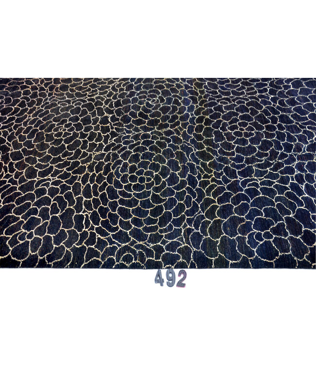 Modern Gabbeh Tapijt - Blauw, 240 x 197 cm