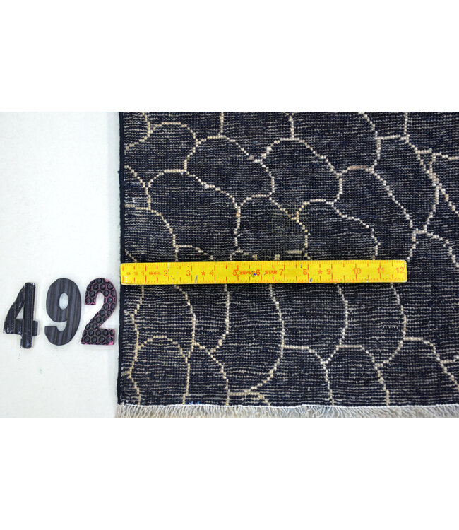 Modern Gabbeh Teppich - Blau, 240 x 197 cm