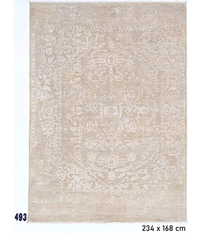 Vintage Ziegler Rug - Beige, 234 x 168 cm