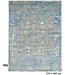 Vintage Kazak Rug - Blue & Green, 233 x 169 cm