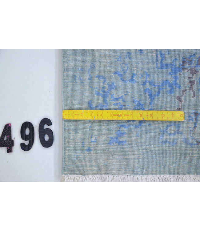 Vintage Kazak Teppich - Blau & Grün, 233 x 169 cm