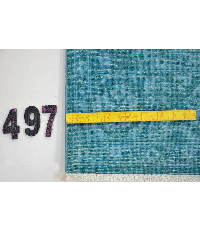 Vintage Ziegler Teppich - Blau, 244 x 164 cm