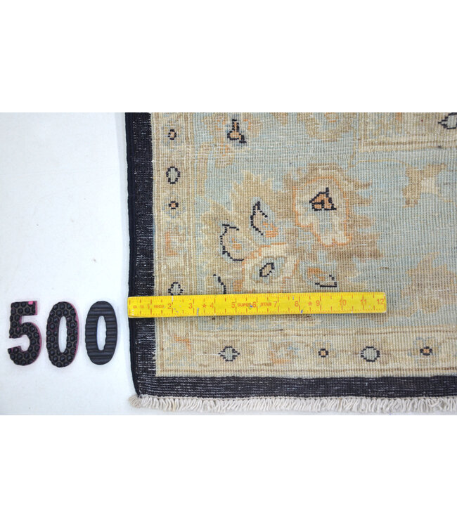 Vintage Kazak Tapijt - Zwart & Beige, 296 x 197 cm