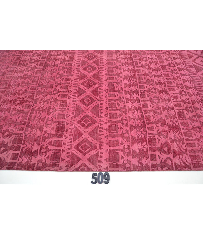 Pink Gabbeh Rug – 306 x 242 cm – Hand-Knotted Wool