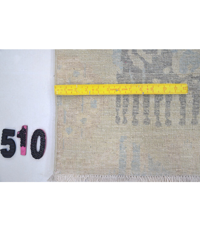 Pastell Ziegler Teppich – 292 x 247 cm – Handgeknüpft aus Wolle