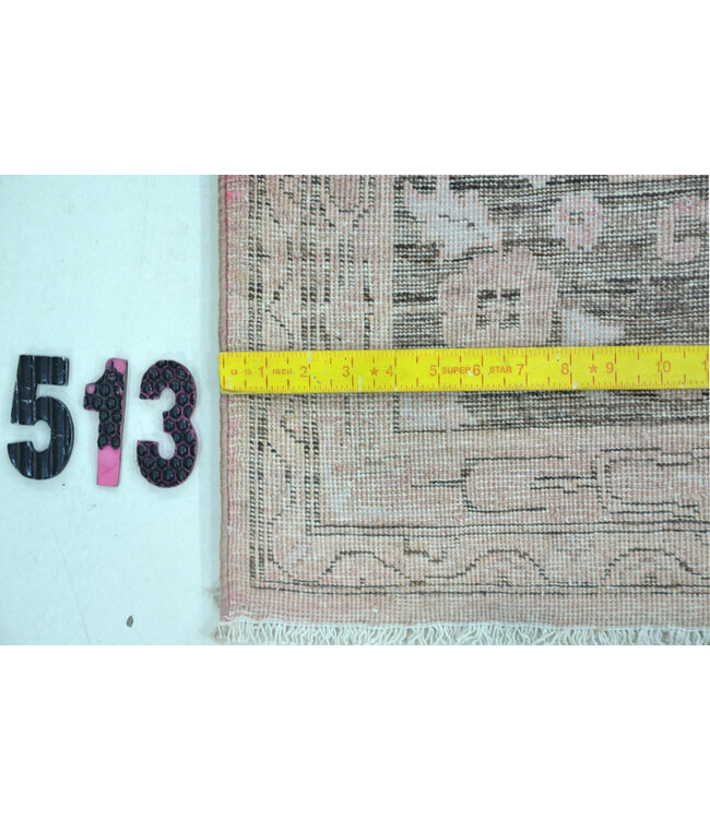 Rosa & Braun Vintage Teppich – 296 x 238 cm – Handgeknüpft aus Wolle