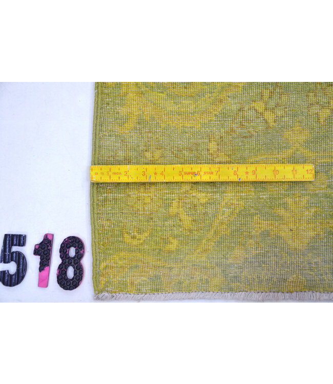 Groen Geel Ziegler Tapijt – 305 x 237 cm – Handgeknoopt van Wol