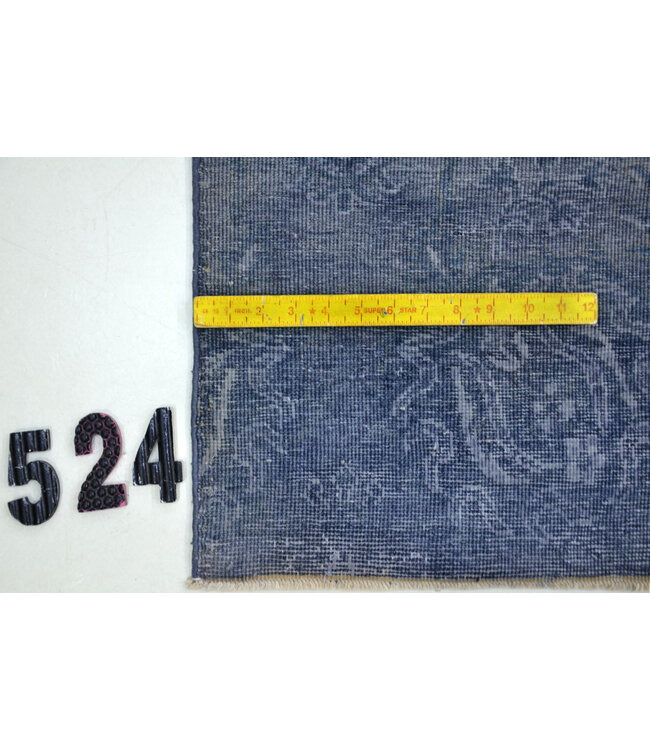 Dunkelblauer Vintage Teppich – 360x265 cm – Handgeknüpfter Wollteppich