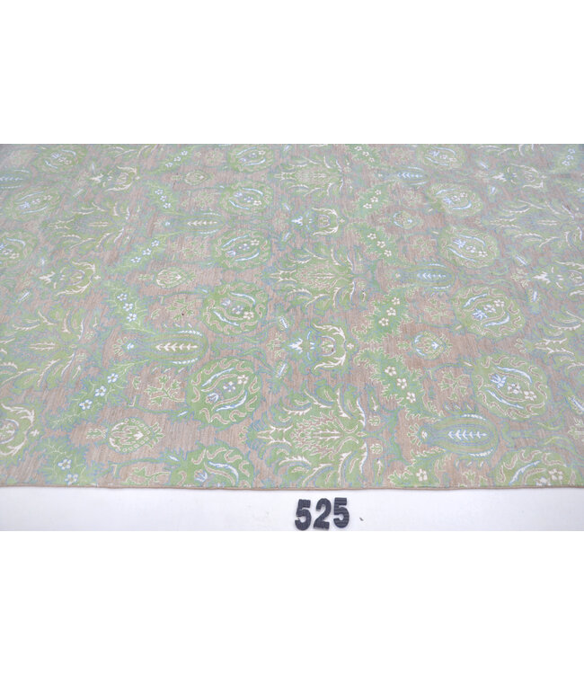 Groen Ziegler vloerkleed – 367x271 cm – Handgeknoopt wollen tapijt