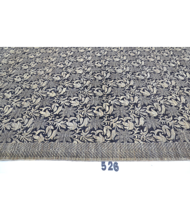 Black & White Modern Rug – 353x265 cm – Hand-Knotted Wool Carpet