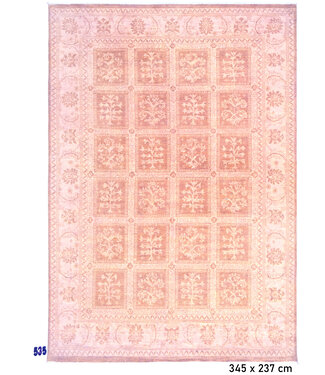 Red Pink Ziegler Rug – 345 x 237 cm – Hand-Knotted Wool Red Pink Ziegler Rug – 345 x 237 cm – Hand-Knotted Wool