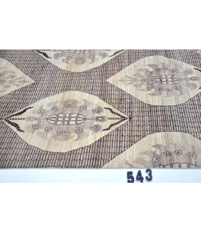 Beige-Grau Moderner Teppich | 234 x 163 cm