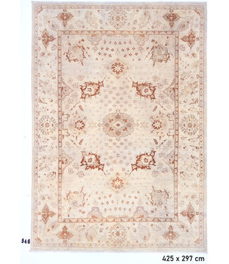 Beige Vintage Vloerkleed | 425 x 297 cm Beige Vintage Vloerkleed | 425 x 297 cm