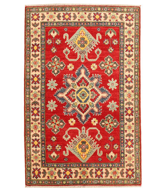 Kelimshop 153x98cm Handgeknüpfter Woll Kazak Teppich – Authentischer Orientalischer Teppich, Traditionelles Tribal Design, Hochwertiger Handgefertigter Wollteppich Kelimshop 153x98cm Handgeknüpfter Woll Kazak Teppich – Authentischer Orientalischer Teppich, Traditionelles Tribal Design, Hochwertiger Handgefertigter Wollteppich