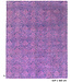 Lila-Rosa Moderner Teppich – Handgeknüpft – 449 x 360 cm – Wolle