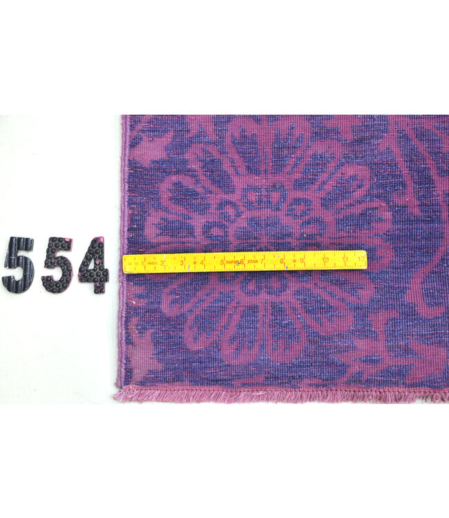 Purple-Pink Modern Rug – Hand-Knotted – 449 x 360 cm – Wool