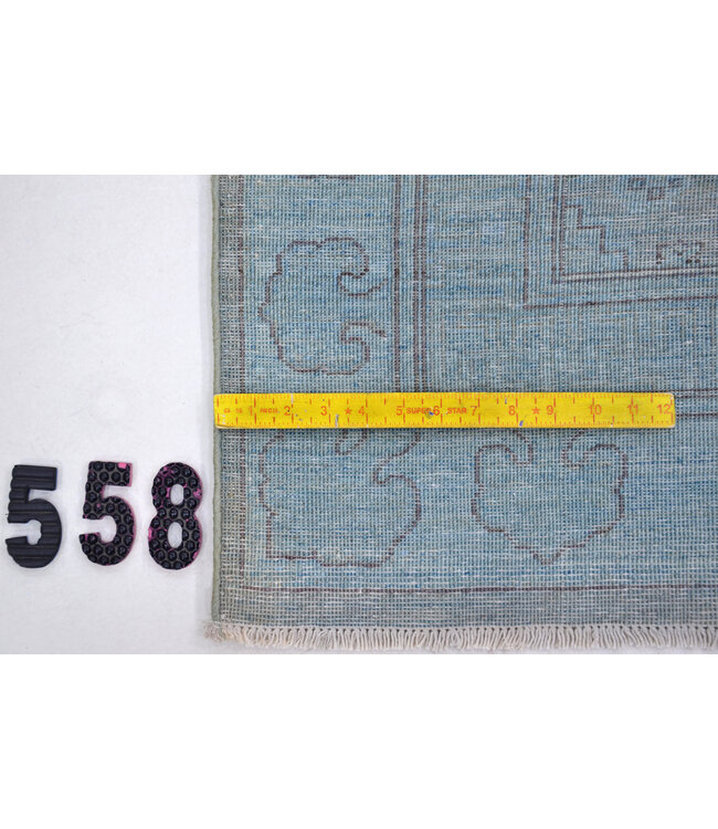 Blue Ziegler Rug – 207 x 144 cm – Hand-Knotted Wool