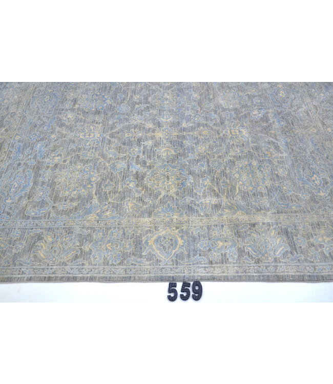 Grey Ziegler Rug – 219 x 168 cm – Hand-Knotted Wool