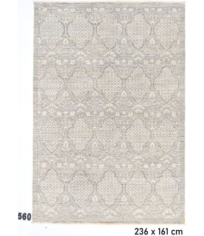 Beige Ziegler Rug – 236 x 161 cm – Hand-Knotted Wool