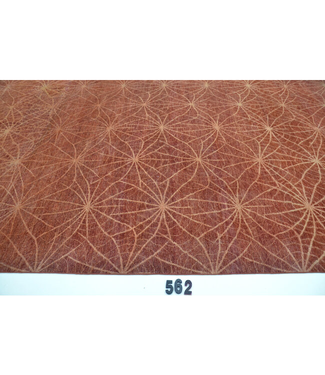 Red Modern Rug – 417 x 303 cm – Hand-Knotted Wool