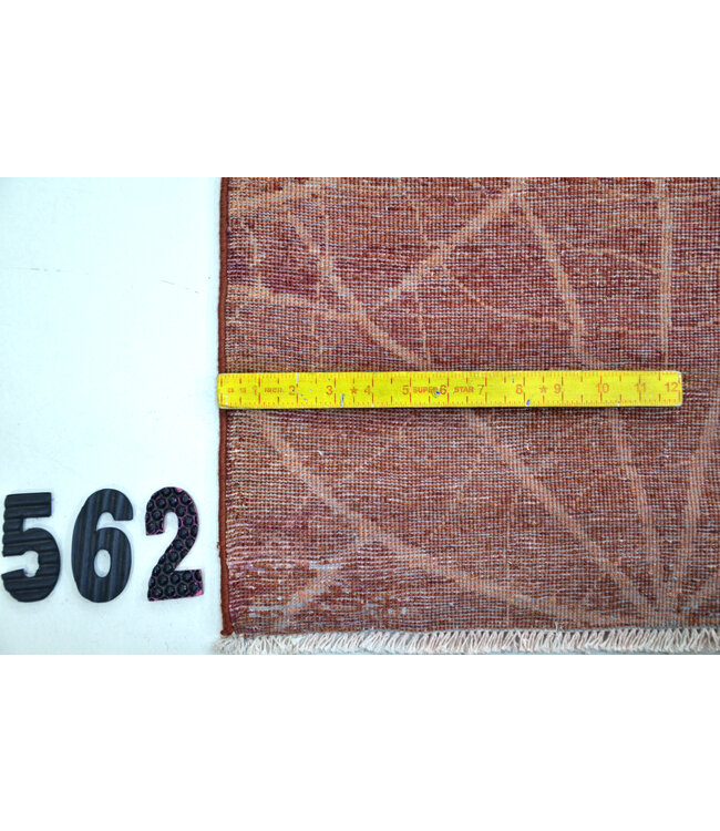 Red Modern Rug – 417 x 303 cm – Hand-Knotted Wool