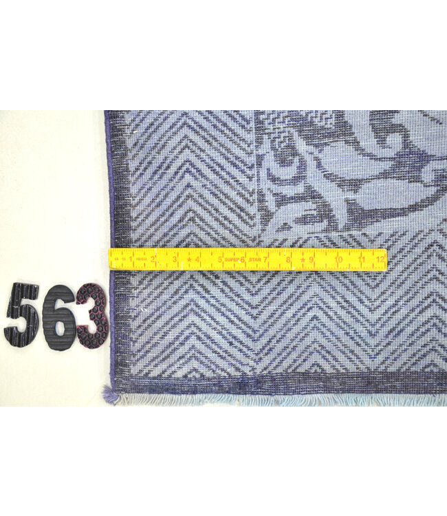 Blue Ziegler Rug – 363 x 270 cm – Hand-Knotted Wool