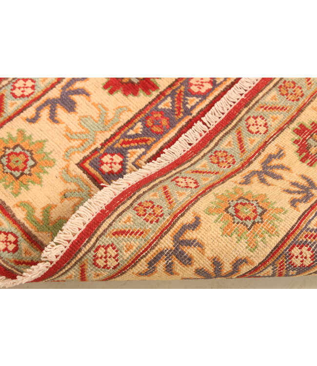 160x96cm Handgeknoopte Wol Kazak Tapijt – Authentiek Oosters Vloerkleed, Traditioneel Tribaal Design, Hoogwaardige Handgemaakte Wol Tapijt