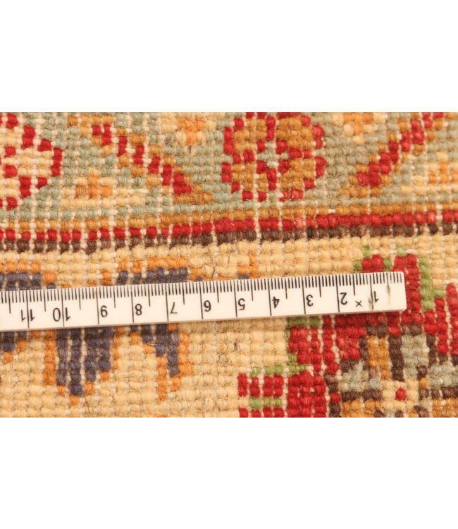 160x96cm Handgeknüpfter Woll Kazak Teppich – Authentischer Orientalischer Teppich, Traditionelles Tribal Design, Hochwertiger Handgefertigter Wollteppich