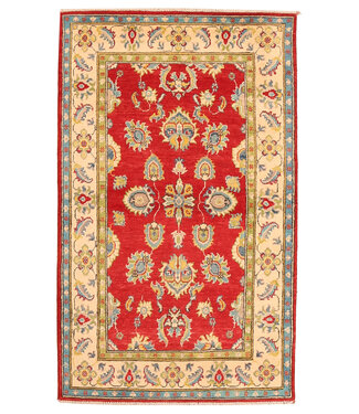 Kelimshop 171x103cm Handgeknüpfter Woll Kazak Teppich – Authentischer Orientalischer Teppich, Traditionelles Tribal Design, Hochwertiger Handgefertigter Wollteppich
