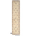 Light Beige Ziegler 595 – Hand-Knotted Wool Runner 323 x 075 cm
