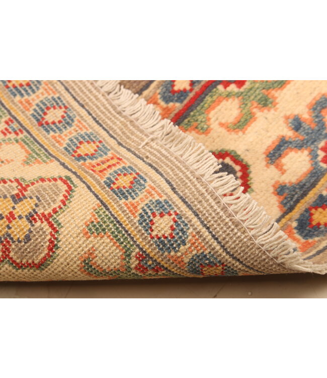 158x99cm Handgeknüpfter Woll Kazak Teppich – Authentischer Orientalischer Teppich, Traditionelles Tribal Design, Hochwertiger Handgefertigter Wollteppich