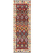 Handwoven Kilim Runner – Multicolor Geometric Rug – 253x87 cm