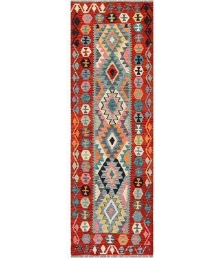 Bunter Kilim-Läufer – Handgewebter Tribal Teppich – 246x79 cm Bunter Kilim-Läufer – Handgewebter Tribal Teppich – 246x79 cm