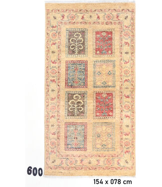 Beige Gabbeh 154x078 cm – Hand-Knotted Wool Rug Beige Gabbeh 154x078 cm – Hand-Knotted Wool Rug