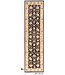 Black-Beige Ziegler 289x074 cm – Hand-Knotted Wool Runner Rug