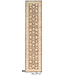 Braun-Beige Ziegler 336x077 cm – Handgeknüpfter Woll-Läufer