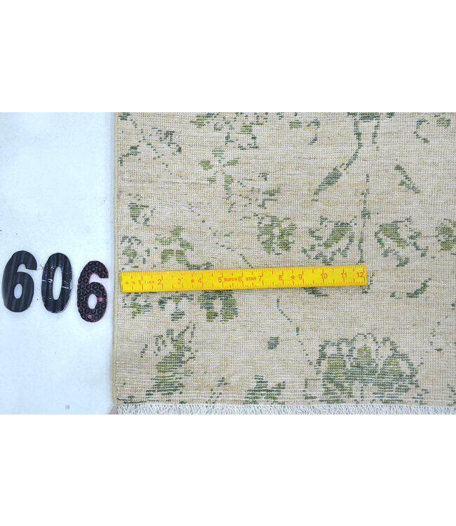 Beige-Grüner Ziegler Teppich – 241 x 171 cm – Handgeknüpft aus Wolle