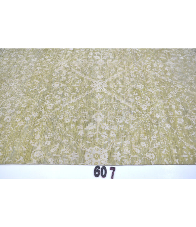 Groen-Beige Ziegler Tapijt – 230 x 155 cm – Handgeknoopt van Wol