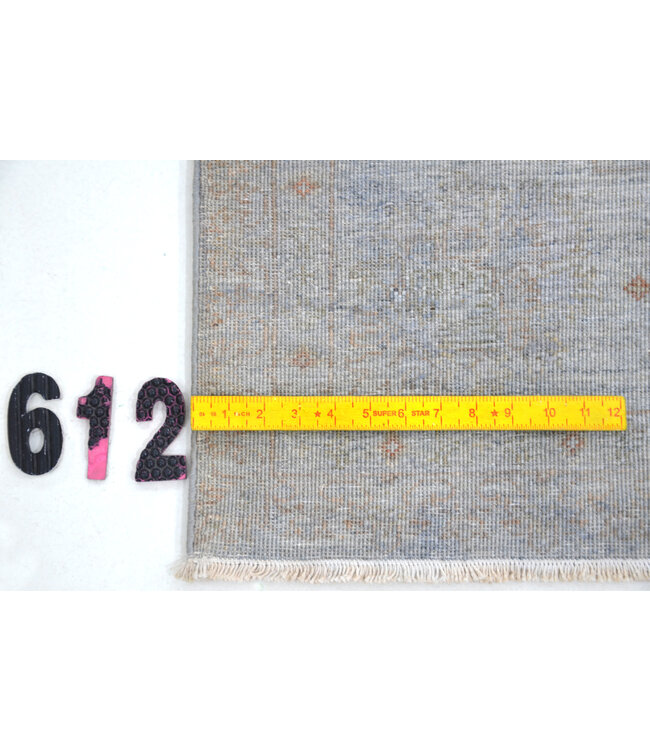 Grauer Ziegler Teppich – 238 x 172 cm – Handgeknüpft aus Wolle