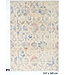 Vintage Hand Knotted Rug - Ziegler Pattern - 247 x 168 cm - Beige, Blue, and Red