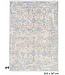 Vintage Hand Knotted Rug - Ziegler Pattern - 247 x 168 cm - Beige, Blue, and Red