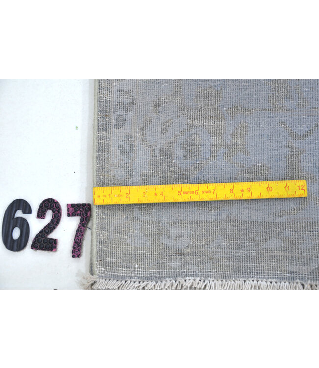 Vintage Hand Knotted Rug - Ziegler Pattern - 228 x 172 cm - Grey and Beige