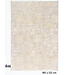 Vintage Hand Knotted Rug - Antique Pattern - 185 x 122 cm - Beige and Gray Accents