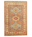Kelimshop 150x99cm Handgeknüpfter Woll Kazak Teppich – Authentischer Orientalischer Teppich, Traditionelles Tribal Design, Hochwertiger Handgefertigter Wollteppich