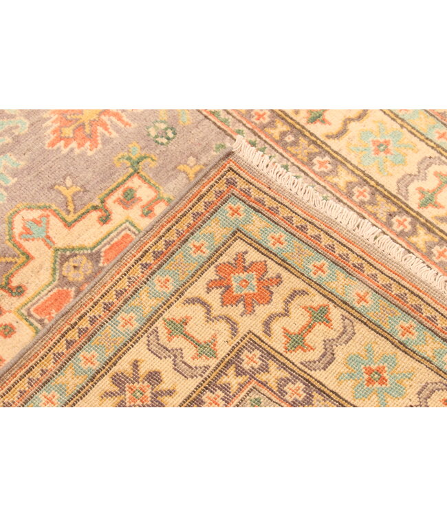 150x99cm Handgeknoopte Wol Kazak Tapijt – Authentiek Oosters Vloerkleed, Traditioneel Tribaal Design, Hoogwaardige Handgemaakte Wol Tapijt