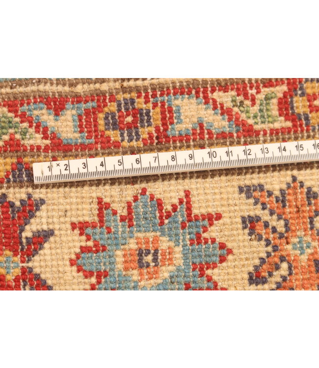 151x103cm Hand-Knotted Wool Kazak Rug – Authentic Oriental Carpet, Traditional Tribal Design, High-Quality Handmade Wool Rug